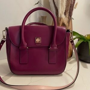 Kate Spade Purple Pink and Gold Handbag